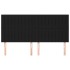 Cabeceros 4 unidades de tela negro 100x5x78/88