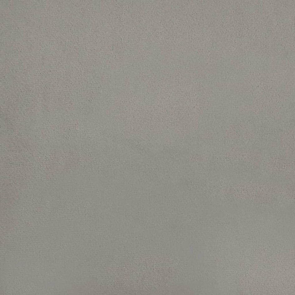Cabeceros 4 unidades de terciopelo gris claro 100x7x78/88