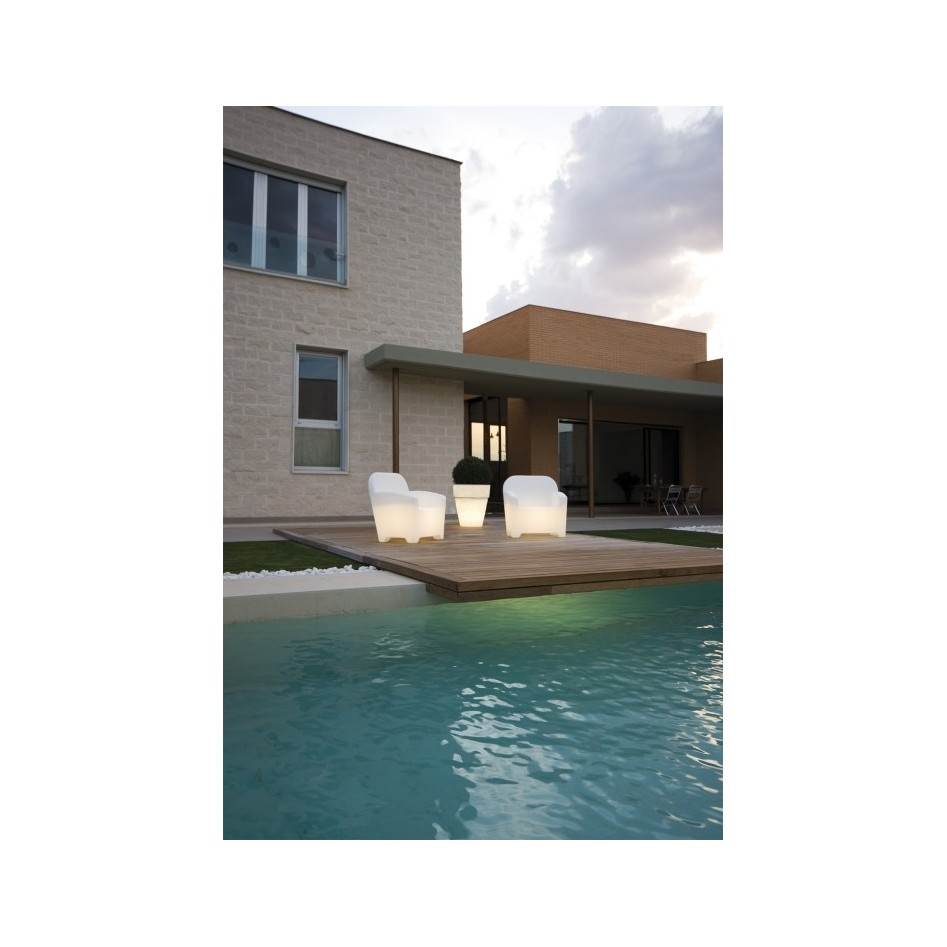 Sillón vintage iluminado