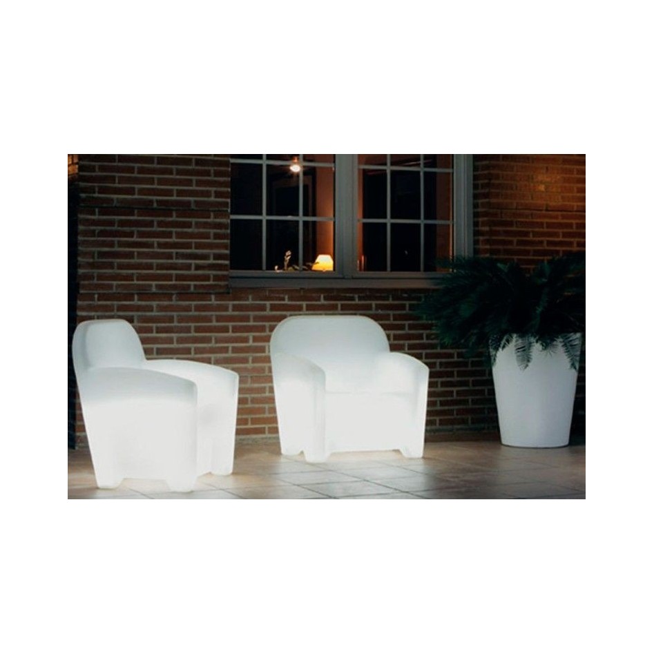 Sillón vintage iluminado