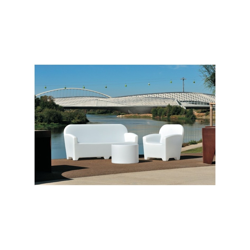 Sillón vintage iluminado