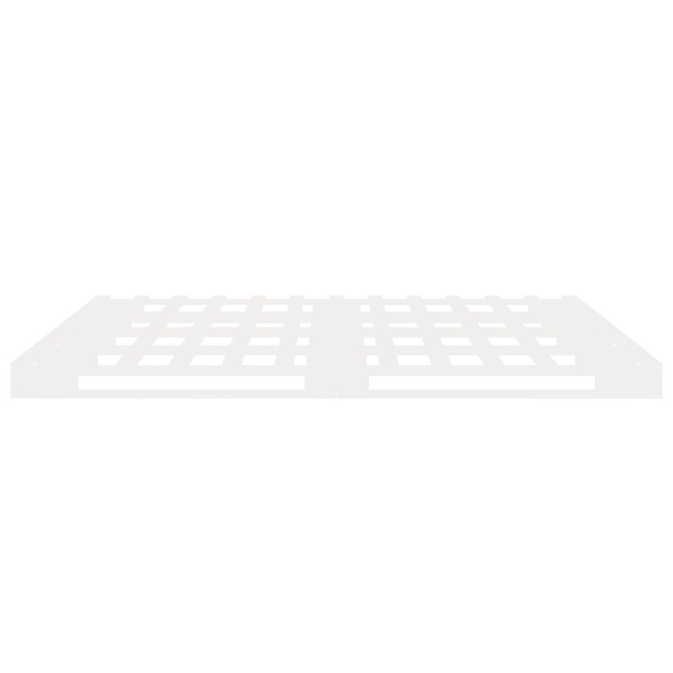 Estructura de cama madera maciza de pino blanco 120x200