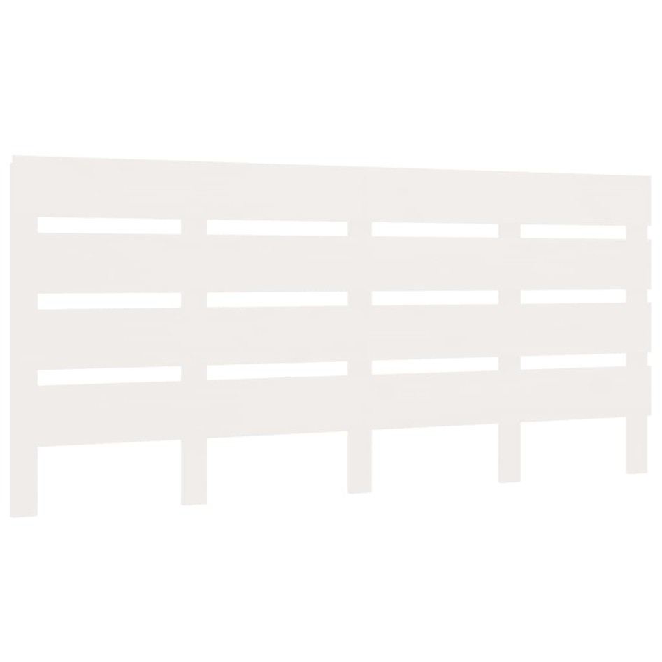 Estructura de cama madera maciza de pino blanco 120x200
