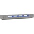 Set muebles TV con LEDs 3 pzas madera contrachapada gris