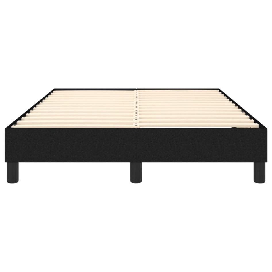 Estructura de cama box spring tela negro 120x200