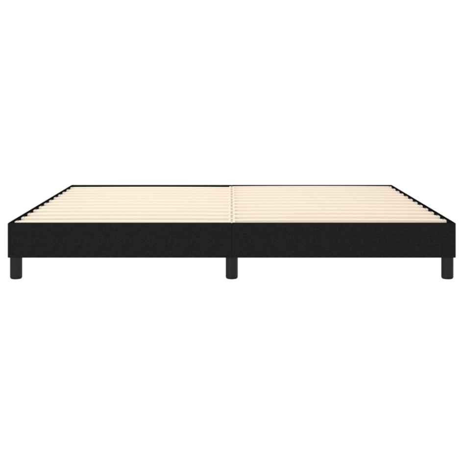 Estructura de cama box spring tela negro 200x200