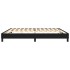 Estructura de cama box spring tela negro 200x200