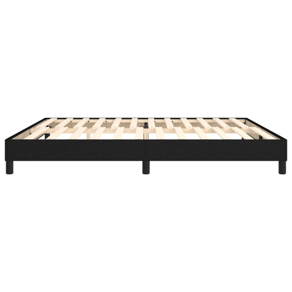 Estructura de cama box spring tela negro 200x200