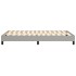 Estructura de cama box spring tela gris claro 120x200