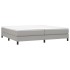 Estructura de cama box spring tela gris claro 200x200
