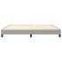 Estructura de cama box spring tela gris claro 200x200