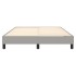 Estructura de cama box spring tela gris claro 140x200