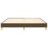 Estructura de cama box spring tela marrón 180x200