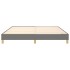 Estructura de cama box spring tela gris oscuro 180x200