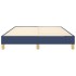 Estructura de cama box spring tela azul 140x190