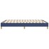 Estructura de cama box spring tela azul 140x190