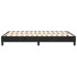 Estructura de cama box spring terciopelo negro 120x200