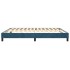 Estructura de cama box spring terciopelo azul oscuro 180x200