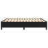 Estructura de cama box spring tela negro 160x200