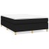 Estructura de cama box spring tela negro 140x200