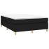 Estructura de cama box spring tela negro 140x200
