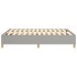 Estructura de cama box spring tela gris claro 140x200