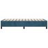Estructura de cama box spring terciopelo azul oscuro 100x200