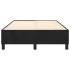 Estructura de cama box spring terciopelo negro 120x200