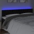 Cabecero con LED de terciopelo negro 200x7x78/88
