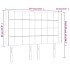 Cabecero con LED de terciopelo gris claro 147x16x118/128
