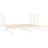 Sofá cama extraíble madera maciza de pino blanco 2x(90x190)