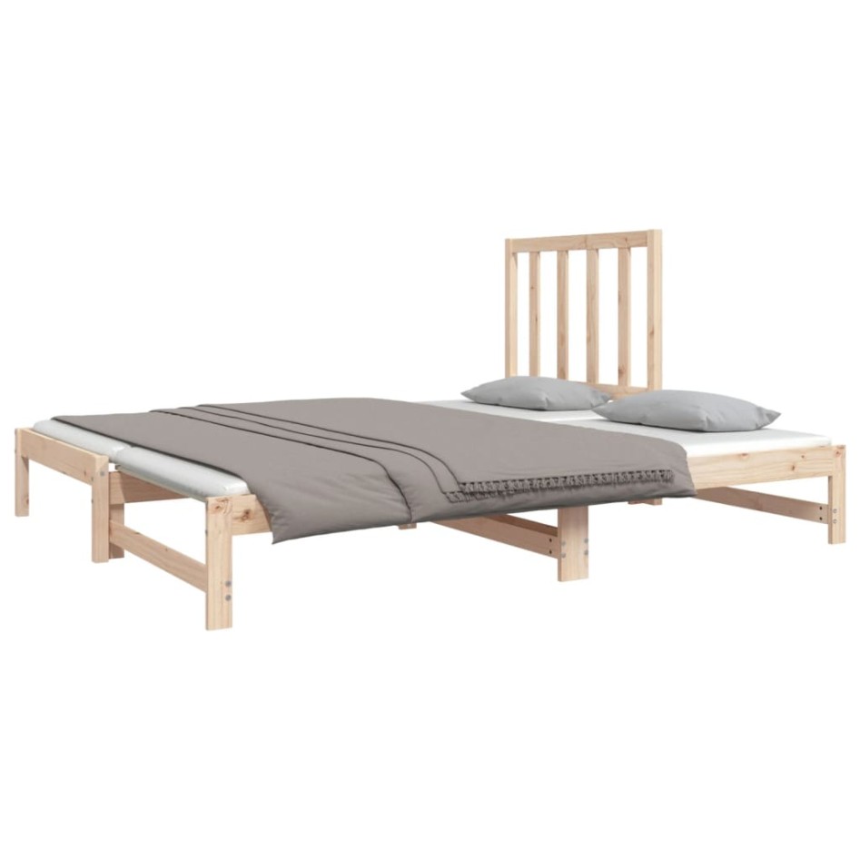 Sofá cama extraíble madera maciza de pino 2x(90x190)