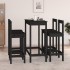 Set de bar 5 piezas madera maciza de pino