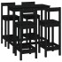 Set de bar 5 piezas madera maciza de pino