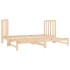 Sofá cama extraíble madera maciza de pino 2x(90x190)