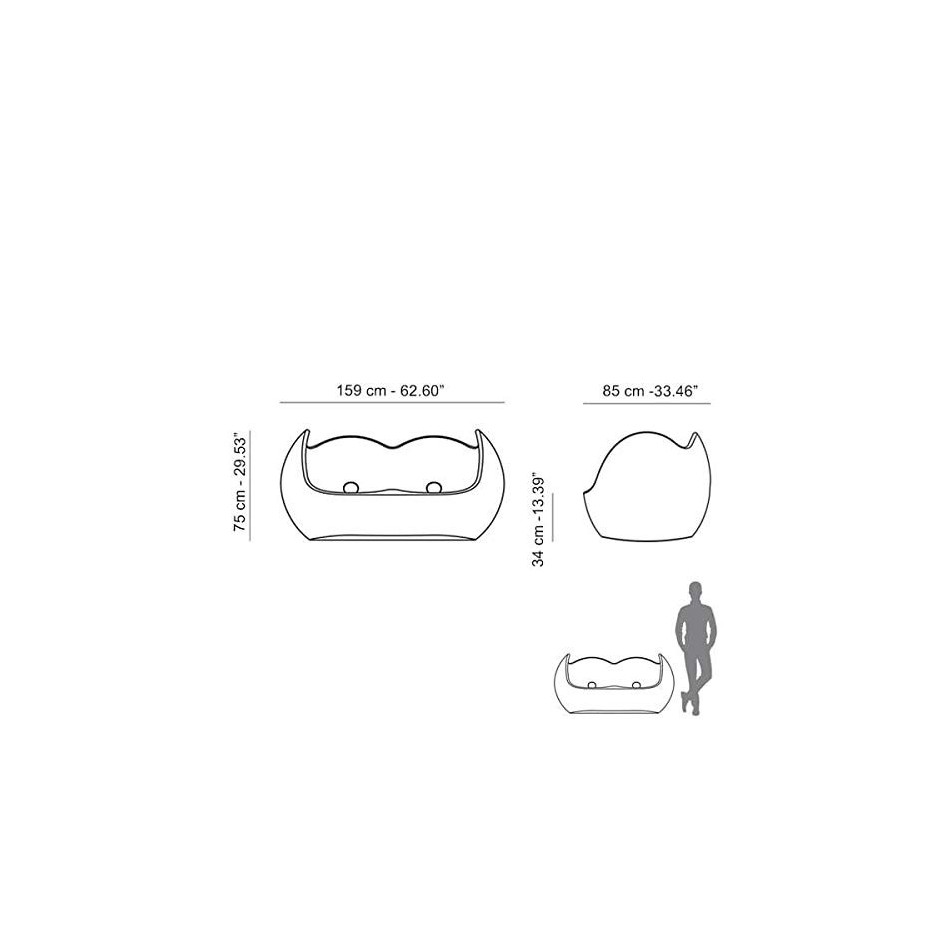 Blossy Sofá de Slide