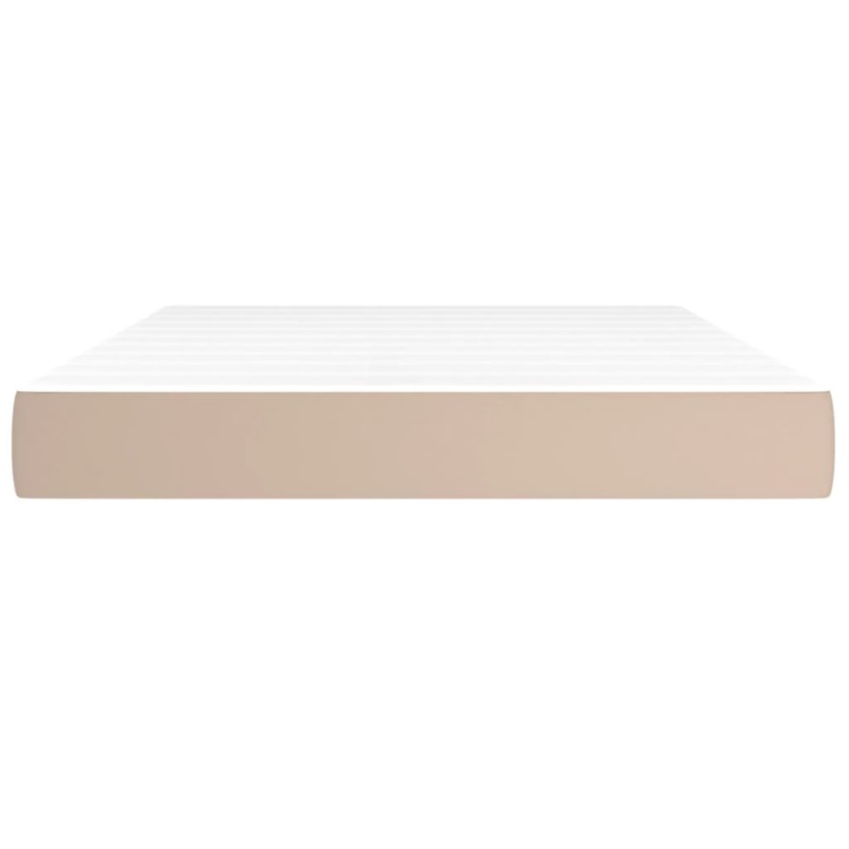 Colchón de muelles ensacados cuero sintético 140x200x20