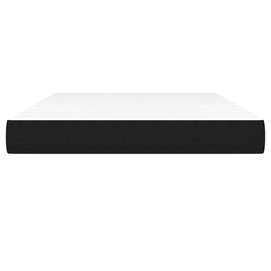 Colchón de muelles ensacados tela negro 140x190x20