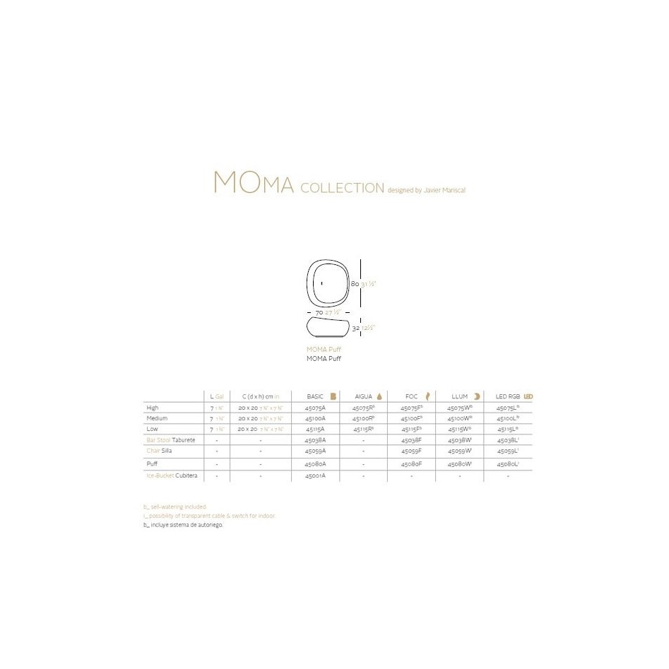 A juego con Mesa Moma Low