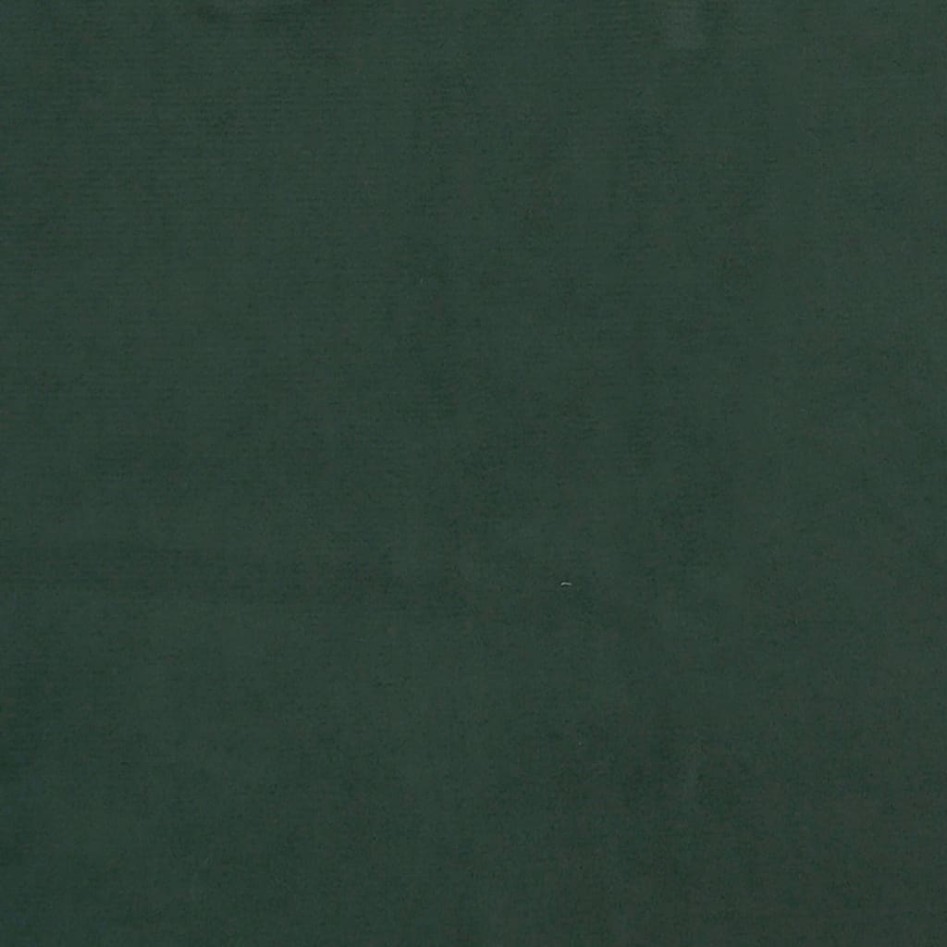 Cama box spring con colchón terciopelo verde oscuro 90x200