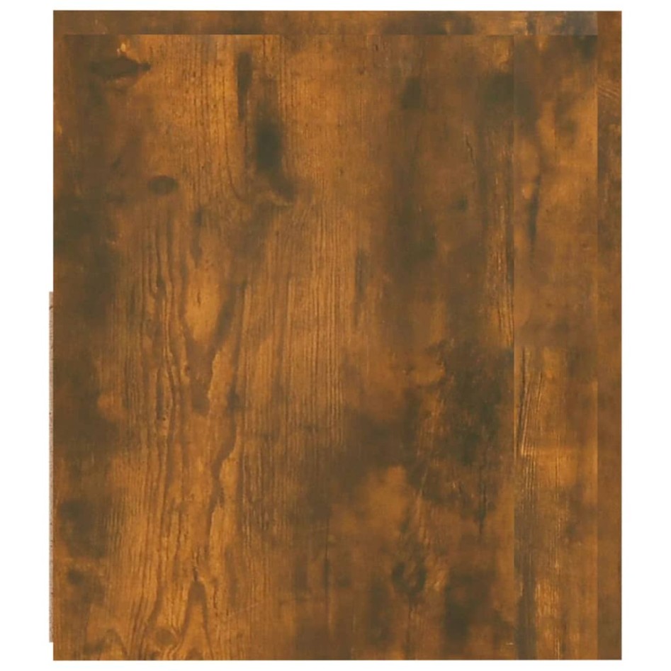 Mesitas de noche con LED 2 uds color roble