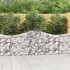 Cestas de gaviones 3 uds forma de arco hierro 200x30x80/100
