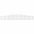 Cestas de gaviones 4 uds forma de arco hierro 400x30x40/60