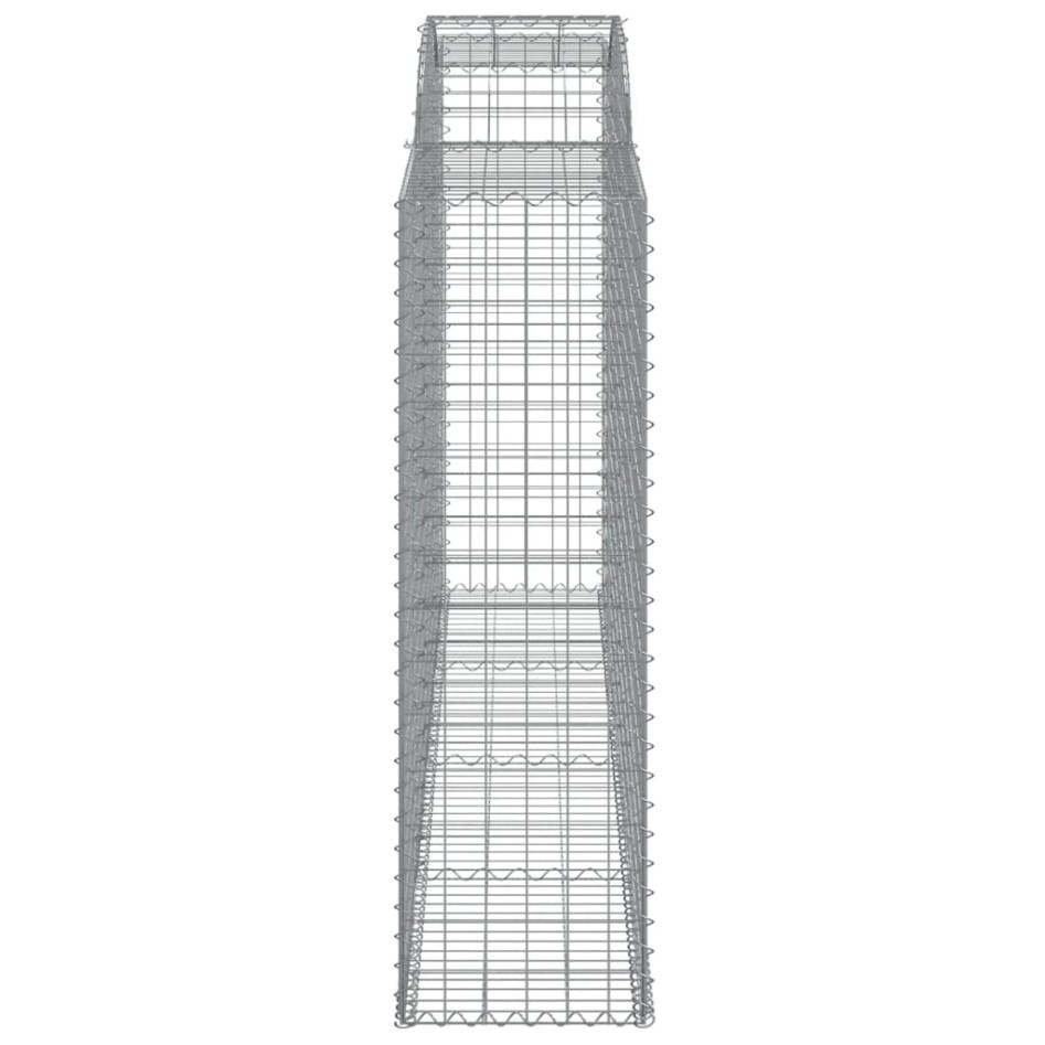 Cestas gaviones 2 uds forma de arco hierro 300x50x160/180