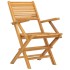 Sillas de jardín plegables 4 uds madera maciza teca 55x62x90