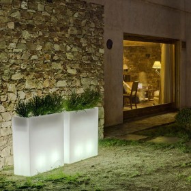 Macetero iluminado Junco