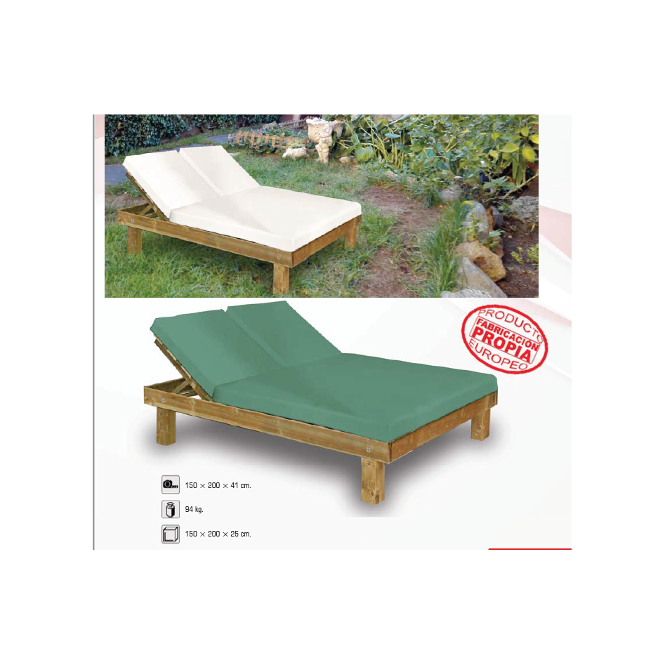 Double Vanco "M" Tumbona