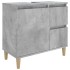 Set de muebles baño 3 pzas madera contrachapada gris