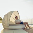 Vela Daybed Basic Redonda Parasol Reclinable