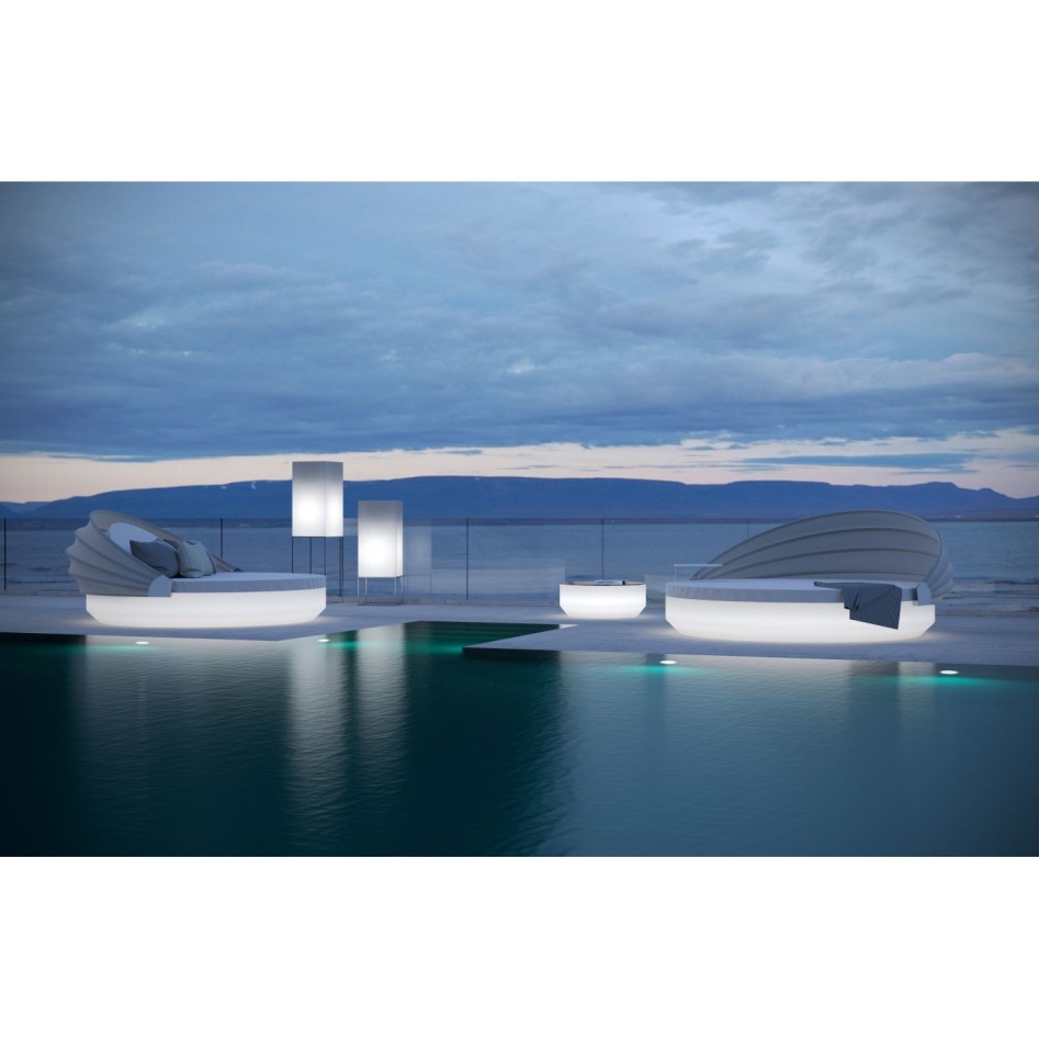 Vela Daybed Basic Redonda Parasol Reclinable